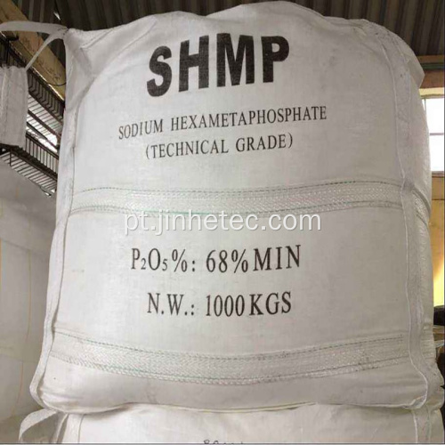 Agente de amolecimento da água de Shmp 68 do sódio do produto comestível
